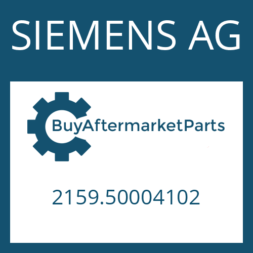 SIEMENS AG 2159.50004102 - PULSE SENSOR