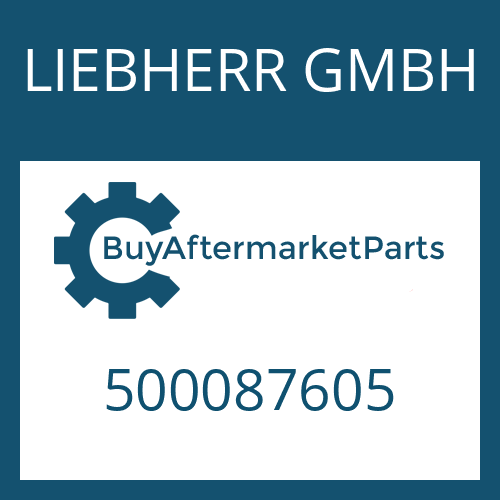 LIEBHERR GMBH 500087605 - VALVE BLOCK