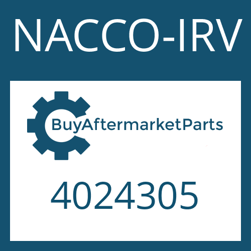 NACCO-IRV 4024305 - FILTER HEAD