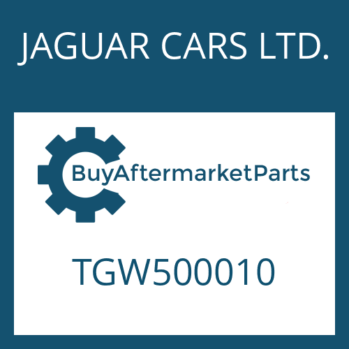 JAGUAR CARS LTD. TGW500010 - ADAPTER