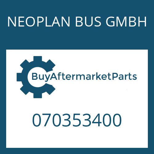 NEOPLAN BUS GMBH 070353400 - REPAIR KIT