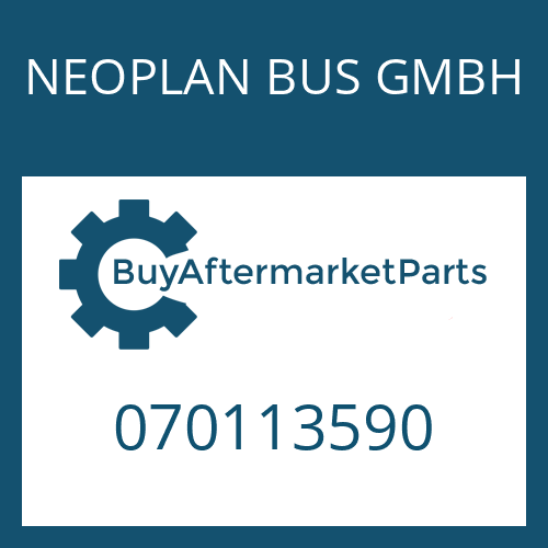 070113590 NEOPLAN BUS GMBH GASKET