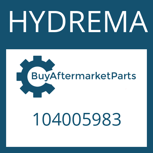 104005983 HYDREMA SUPPORT RING