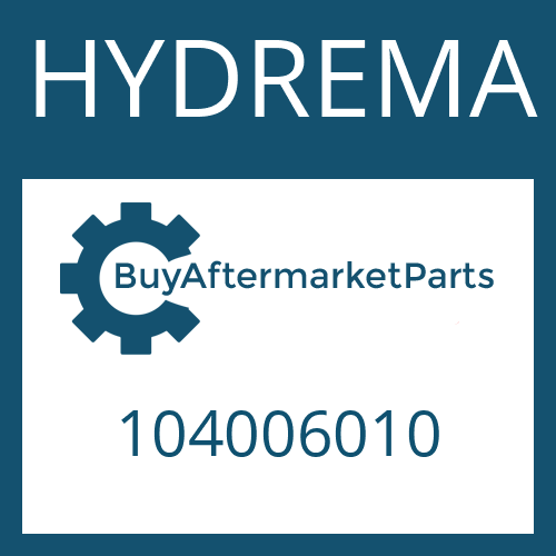 HYDREMA 104006010 - SUPPORT RING