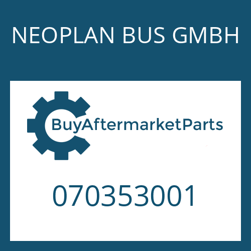 NEOPLAN BUS GMBH 070353001 - BRAKE SHAFT