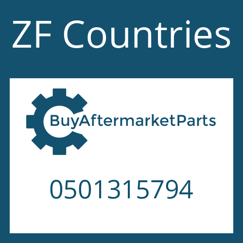 ZF Countries 0501315794 - CANNON SOCKET