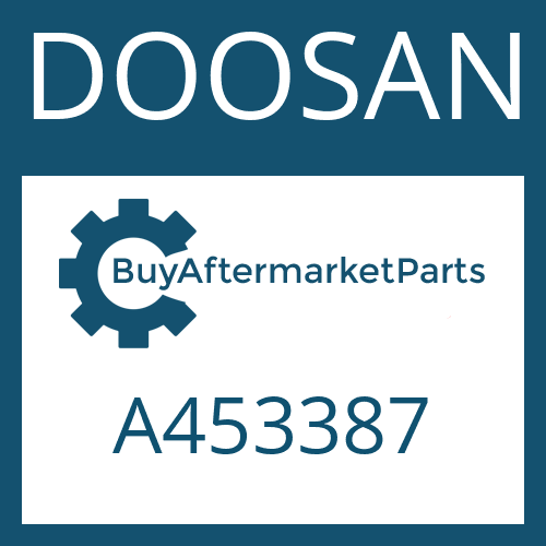 DOOSAN A453387 - PRESSURE REGULATOR
