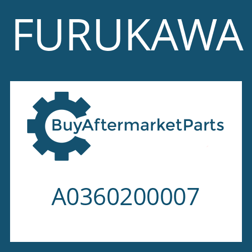 FURUKAWA A0360200007 - SHIM RING