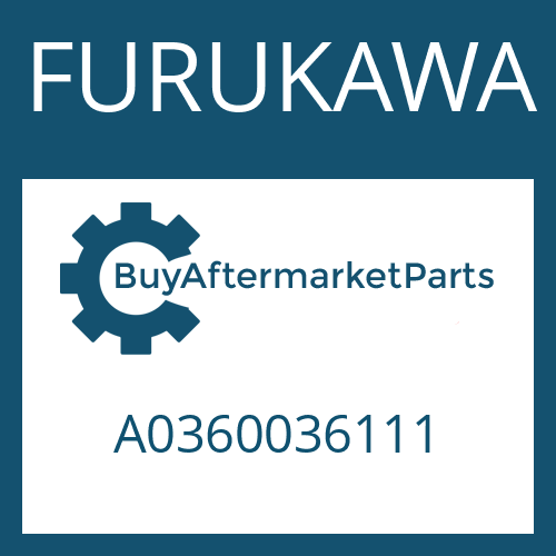 FURUKAWA A0360036111 - SEALING CAP