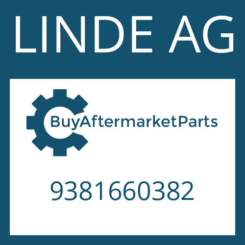 9381660382 LINDE AG CYLINDRICAL PIN