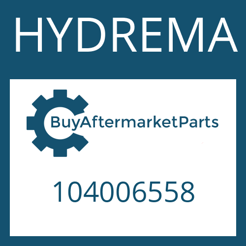 HYDREMA 104006558 - PLUG