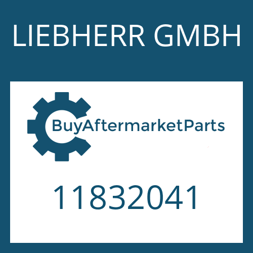 LIEBHERR GMBH 11832041 - O-RING