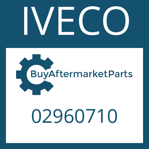 IVECO 02960710 - SHAFT SEAL