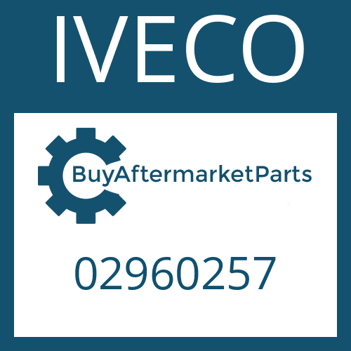 IVECO 02960257 - SHAFT SEAL