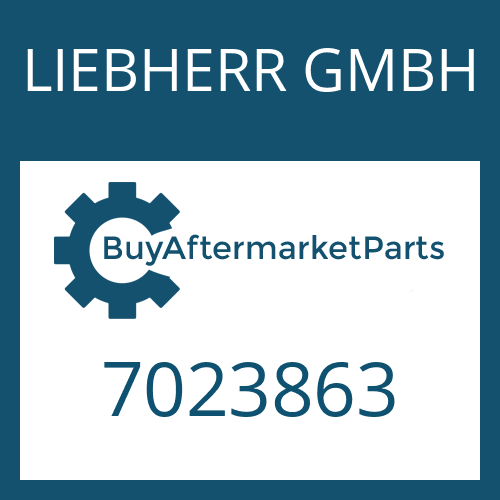 LIEBHERR GMBH 7023863 - O-RING