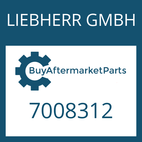 LIEBHERR GMBH 7008312 - O-RING