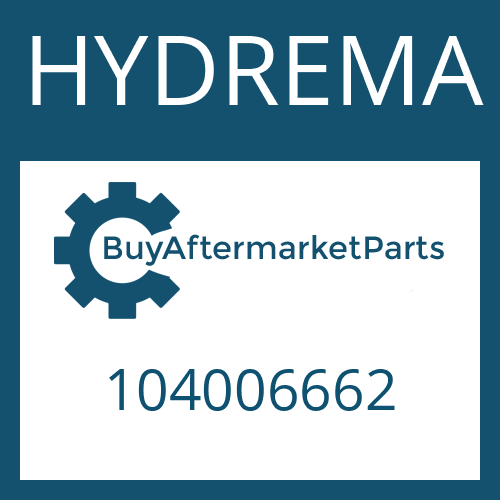 HYDREMA 104006662 - O-RING