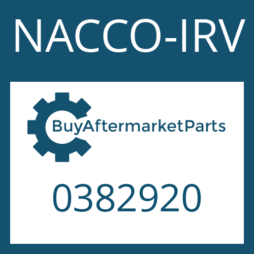 NACCO-IRV 0382920 - O-RING