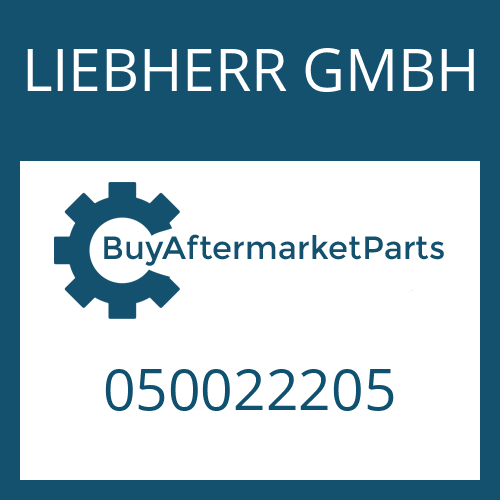 LIEBHERR GMBH 050022205 - O-RING