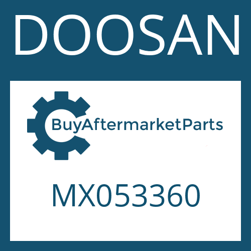 DOOSAN MX053360 - O-RING