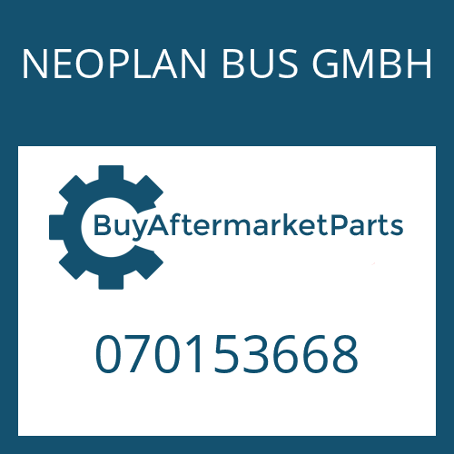 NEOPLAN BUS GMBH 070153668 - O-RING