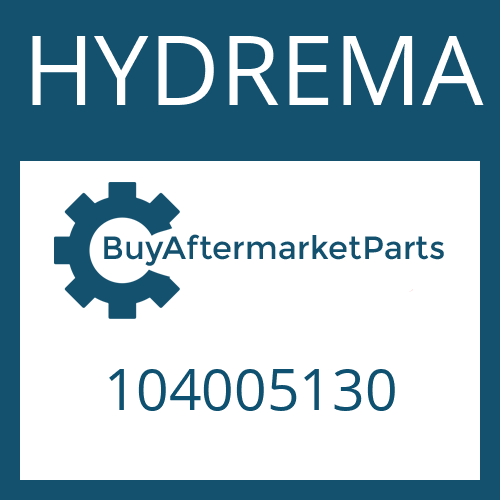 HYDREMA 104005130 - SHAFT SEAL