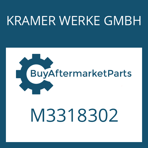 KRAMER WERKE GMBH M3318302 - O-RING