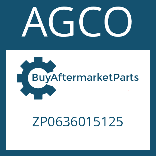 AGCO ZP0636015125 - HEXAGON SCREW
