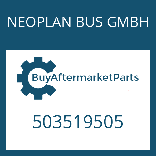 NEOPLAN BUS GMBH 503519505 - CAP SCREW