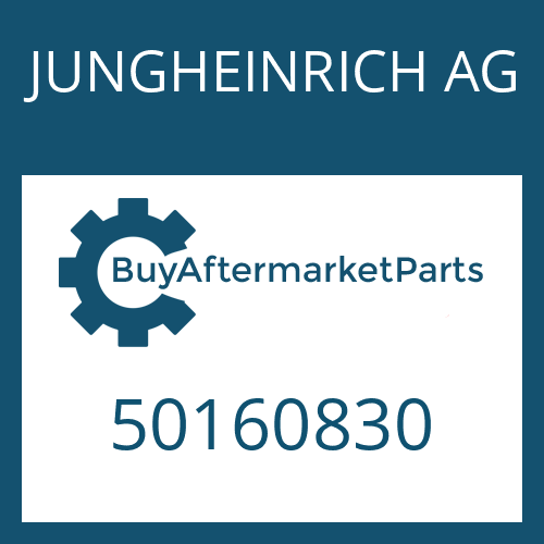 JUNGHEINRICH AG 50160830 - SCREW PLUG