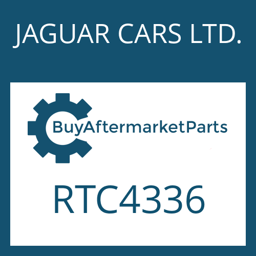 RTC4336 JAGUAR CARS LTD. SCREW PLUG