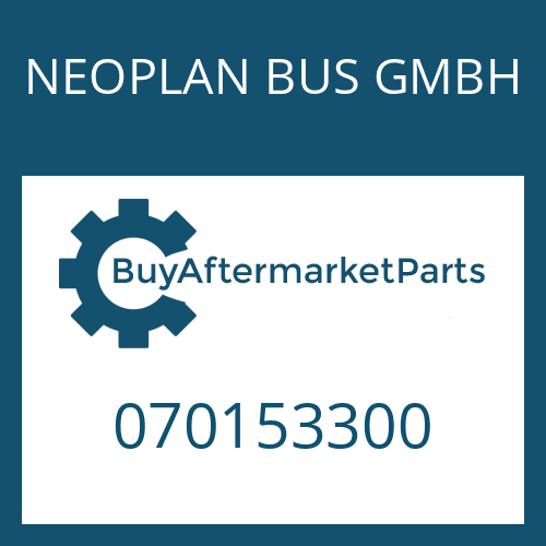NEOPLAN BUS GMBH 070153300 - SLOTTED NUT