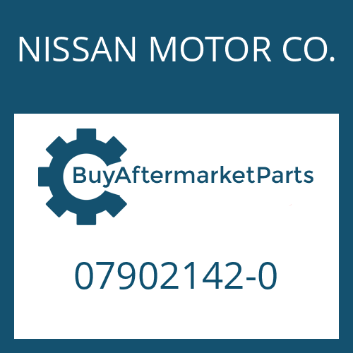 NISSAN MOTOR CO. 07902142-0 - WASHER