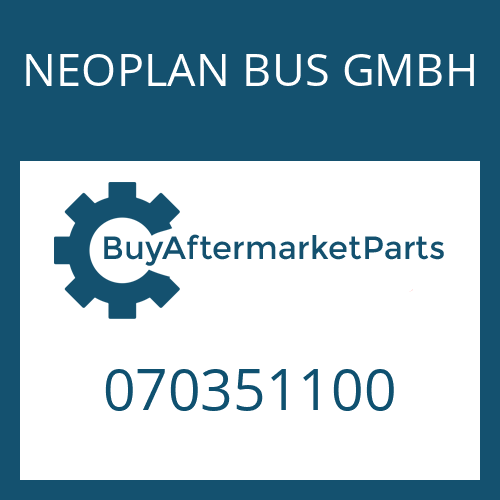 NEOPLAN BUS GMBH 070351100 - WASHER