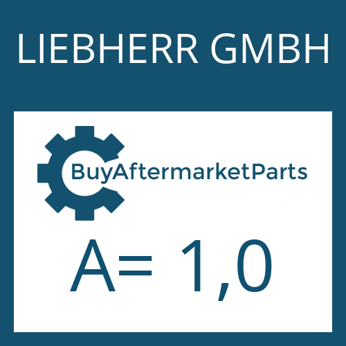 LIEBHERR GMBH A= 1,0 - SHIM