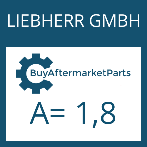 LIEBHERR GMBH A= 1,8 - SHIM