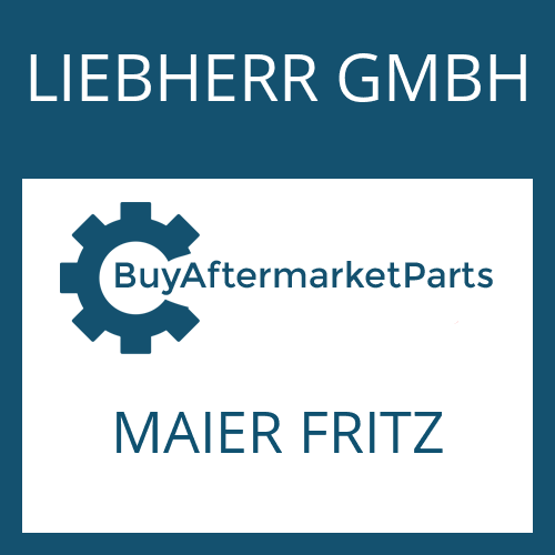LIEBHERR GMBH MAIER FRITZ - WASHER