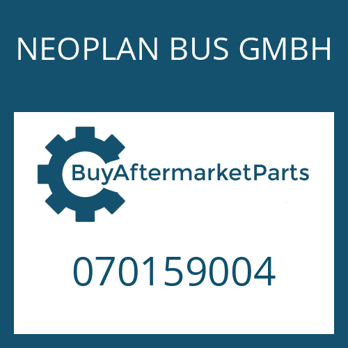 NEOPLAN BUS GMBH 070159004 - WASHER
