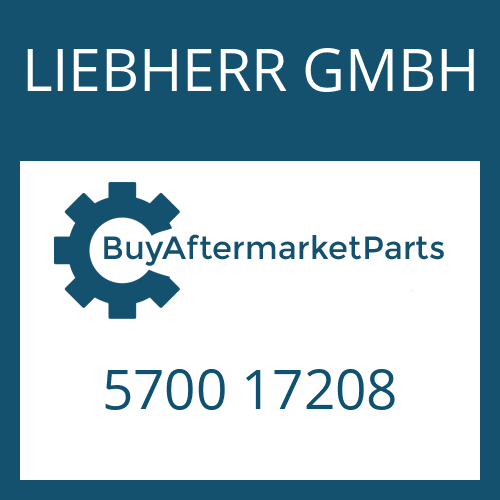 LIEBHERR GMBH 5700 17208 - RING
