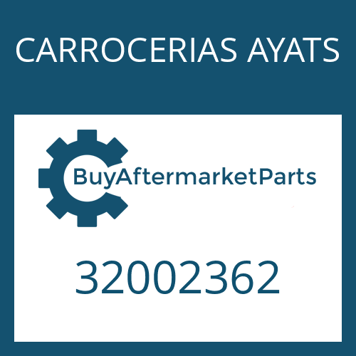 CARROCERIAS AYATS 32002362 - WASHER