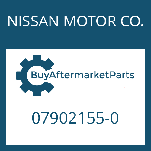 07902155-0 NISSAN MOTOR CO. WASHER