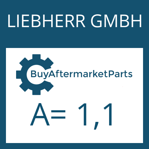 LIEBHERR GMBH A= 1,1 - WASHER