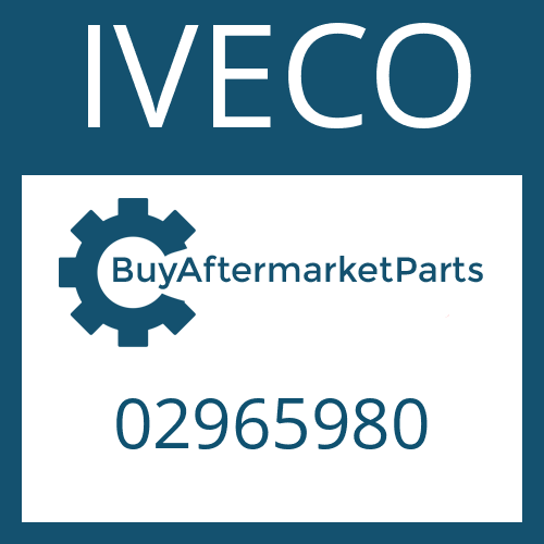 IVECO 02965980 - SEALING RING