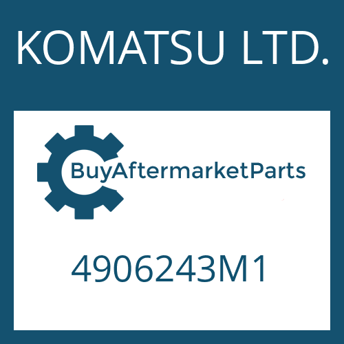 KOMATSU LTD. 4906243M1 - RING