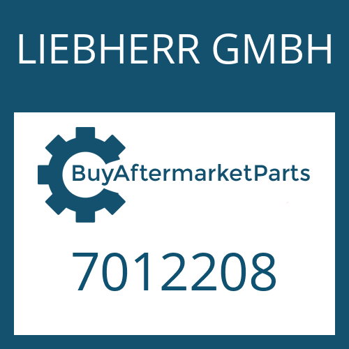 LIEBHERR GMBH 7012208 - ORIFICE