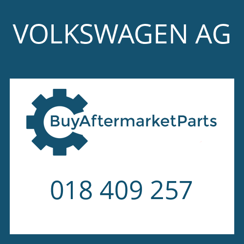 VOLKSWAGEN AG 018 409 257 - TAB WASHER