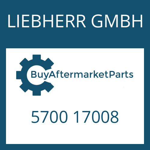 LIEBHERR GMBH 5700 17008 - PIN