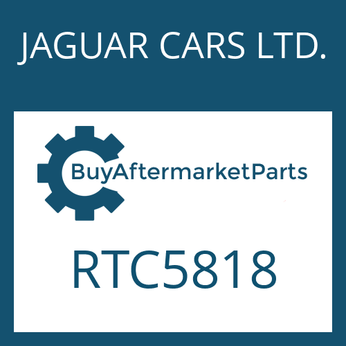 RTC5818 JAGUAR CARS LTD. ROUND SEALING RING