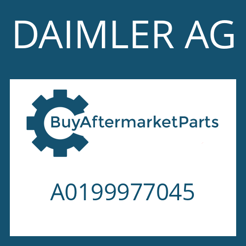 DAIMLER AG A0199977045 - SEALING RING