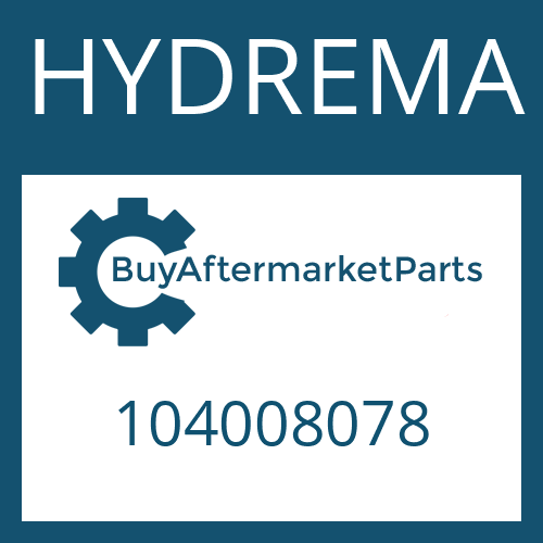 HYDREMA 104008078 - CENTERING RING